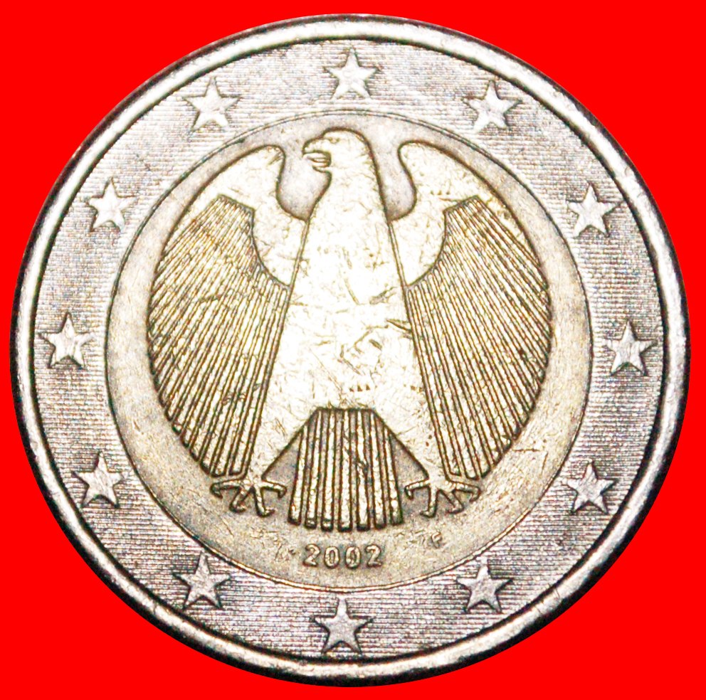  * PHALLIC TYPE 2002-2006: GERMANY ★ 2 EURO 2002F NOT MULE!★LOW START ★ NO RESERVE!   