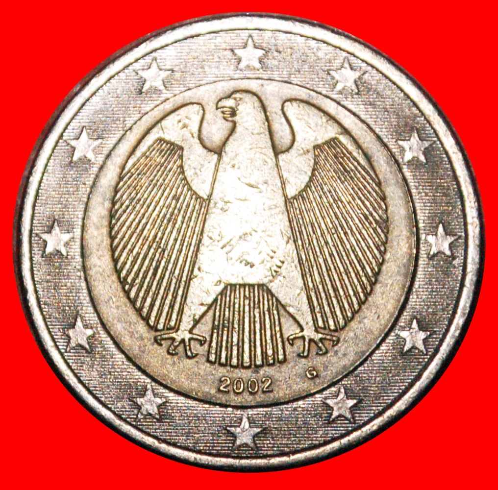  * PHALLIC TYPE 2002-2006: GERMANY ★ 2 EURO 2002G RIM 1!★LOW START ★ NO RESERVE!   