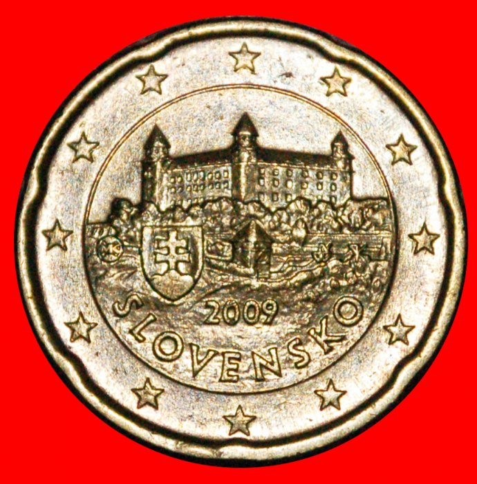 * NORDIC GOLD (2009-2023): SLOVAKIA ★ 20 EURO CENTS 2009!★LOW START ★ NO RESERVE!