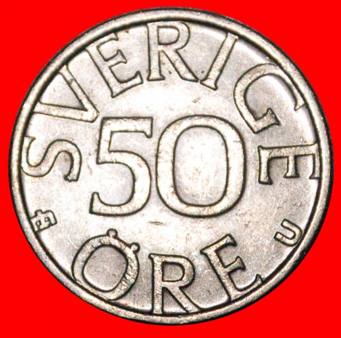  * KRONE (1976-1991): SCHWEDEN ★ 50 ORE 1983!★OHNE VORBEHALT!   