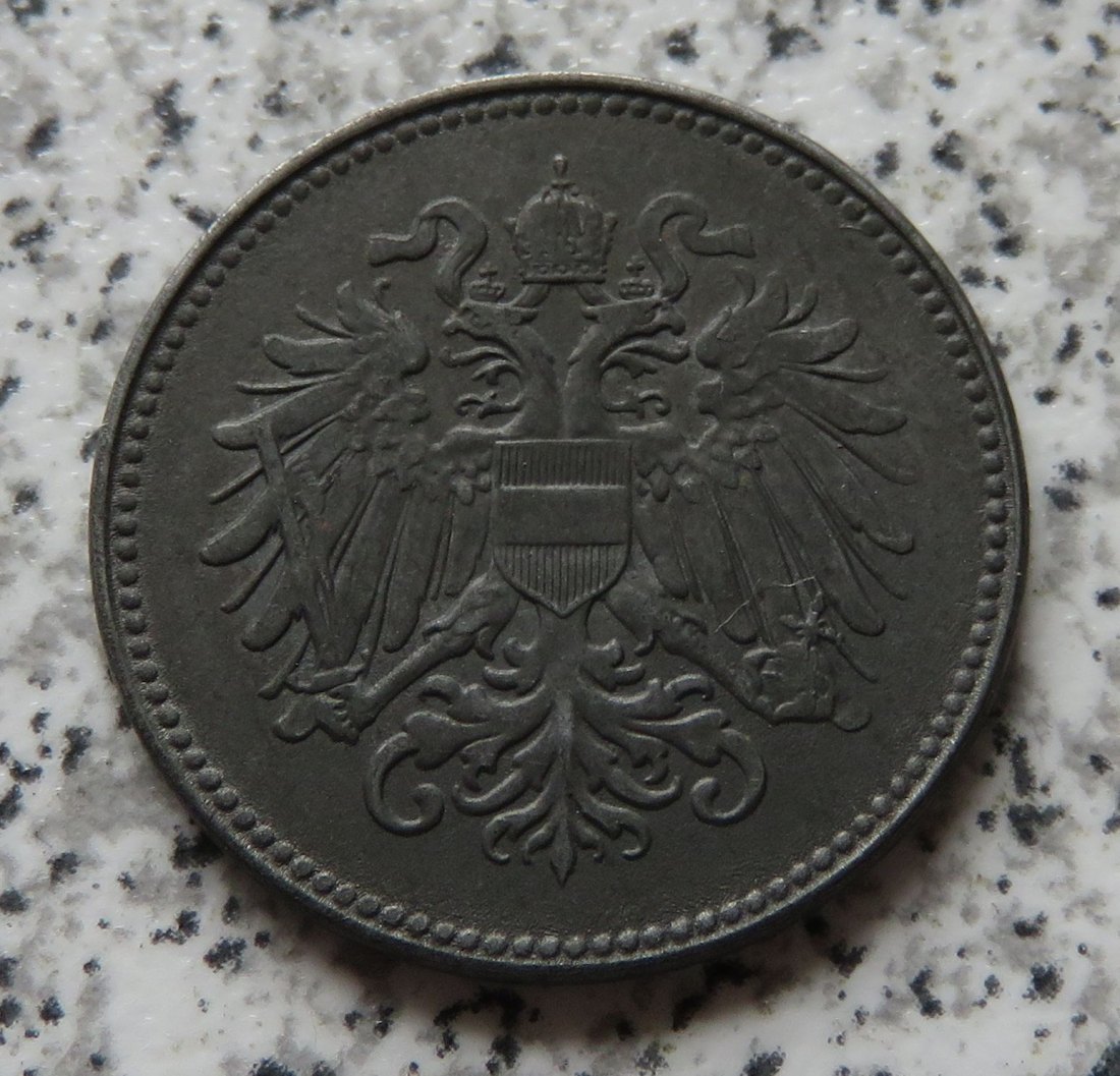  Österreich 20 Heller 1916, besser   
