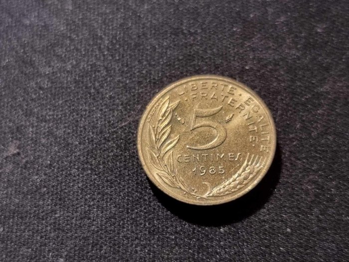  Frankreich 5 Centimes 1985 Umlauf   