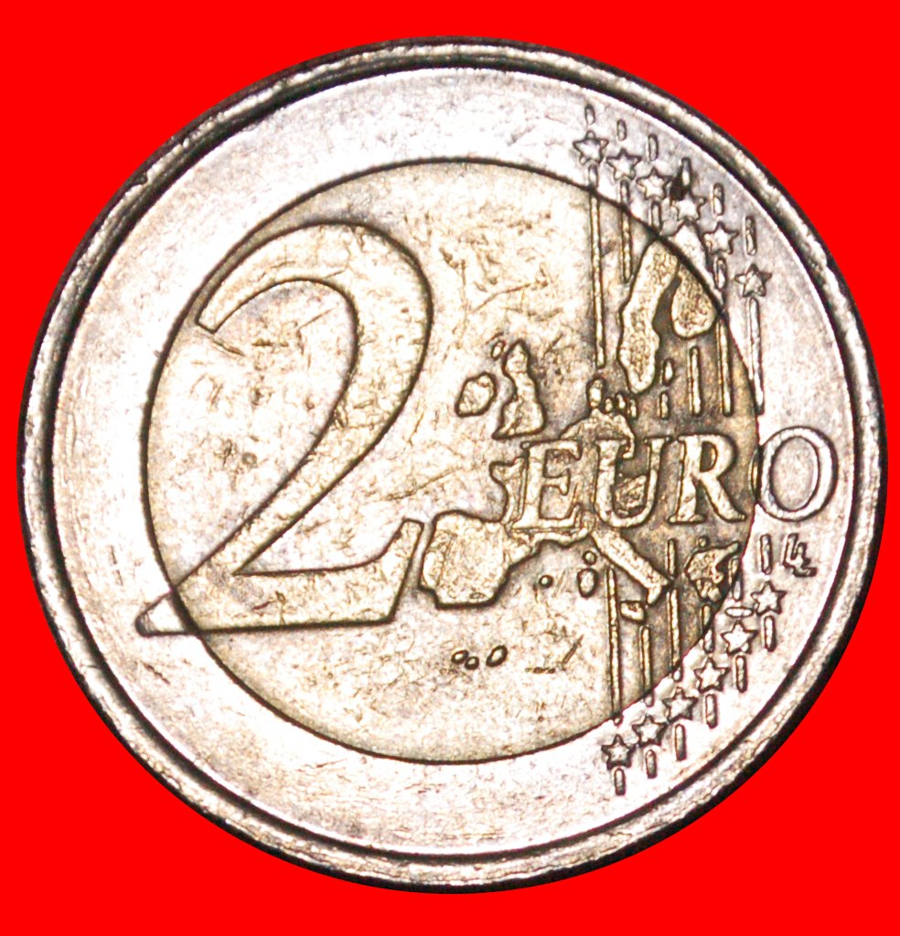  * ALBERT II (1993-2013): BELGIUM ★ 2 EURO 2004 PHALLIC TYPE 1999-2006! ★LOW START ★ NO RESERVE!   