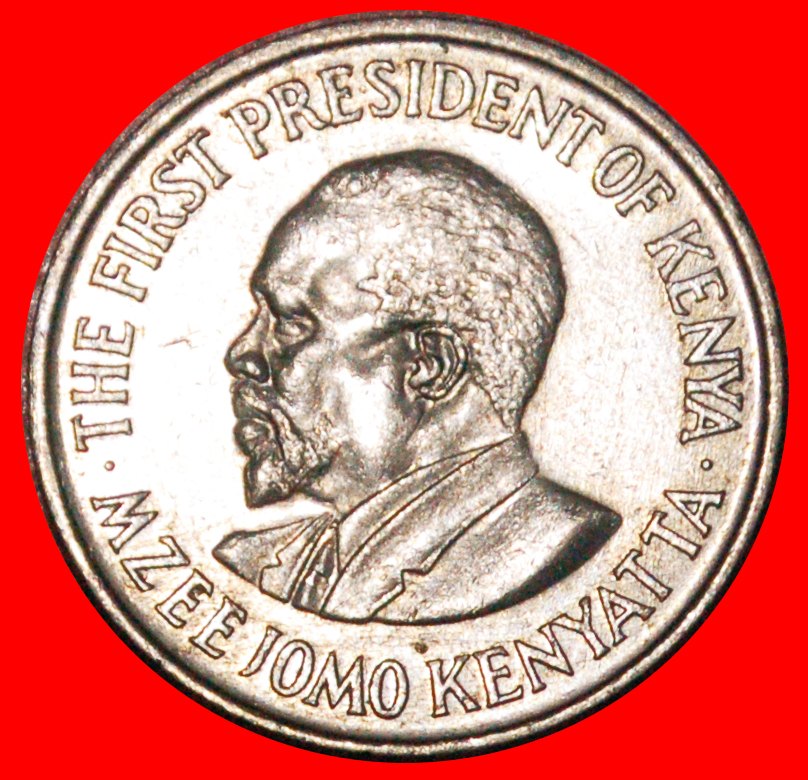 * 2 SOLD GREAT BRITAIN (1969-1978): KENYA ★ 50 CENTS 1969 COCK MINT LUSTRE!★LOW START ★ NO RESERVE!