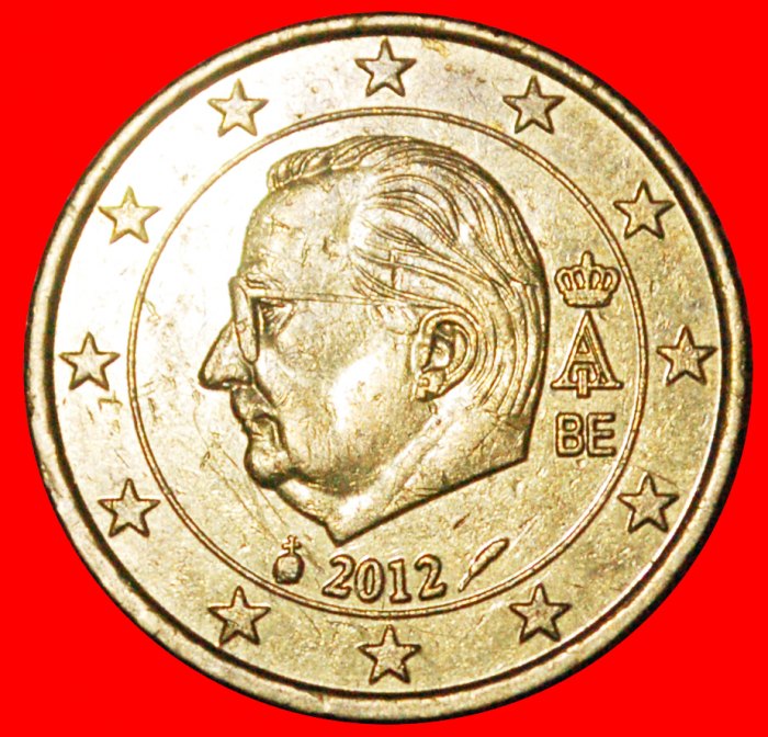  * ALBERT II. (1993-2013): BELGIEN ★ 50 EUROCENT 2012 NORDISCHES GOLD!★OHNE VORBEHALT!   