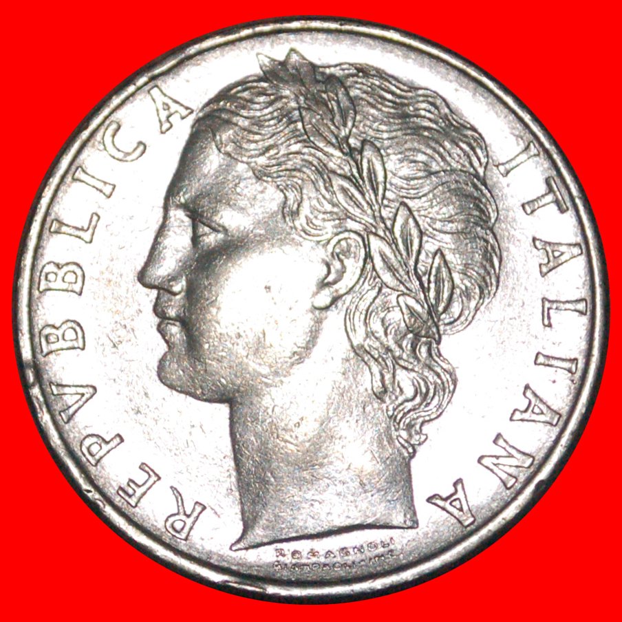  * GODDESS MINERVA (1954-1989): ITALY ★ 100 LIRAS 1965R!★LOW START ★ NO RESERVE!   