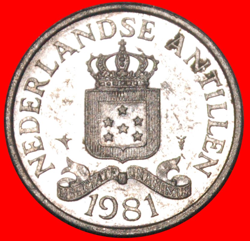  * BEATRIX (1980-2013): NETHERLANDS ANTILLES★ 2 1/2 CENTS 1981! WITH ARUBA★LOW START ★ NO RESERVE!   