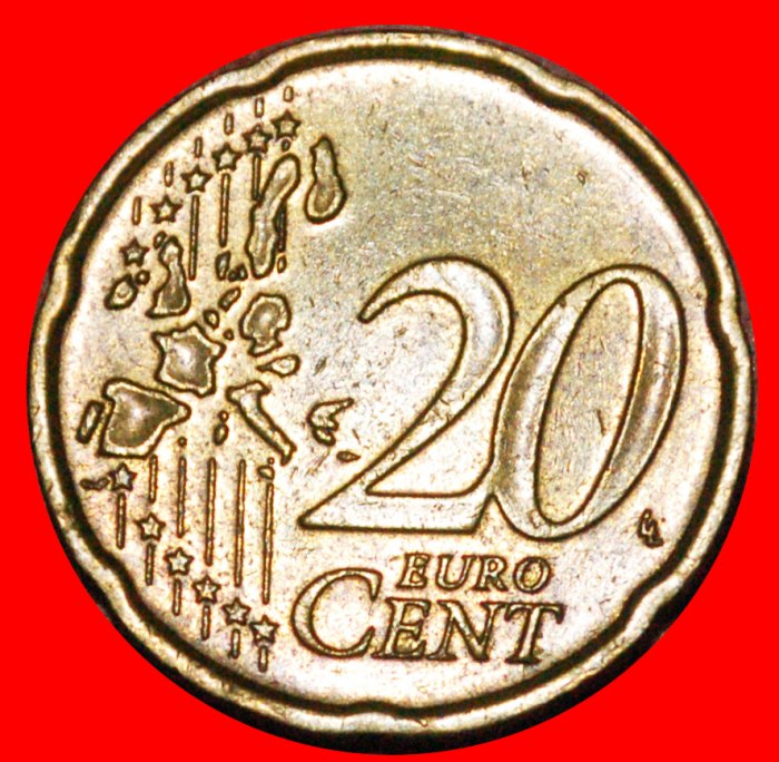 * SPANISCHE BLUMEE (2002-2023): ITALIEN ★ 20 EUROCENT  2003R NORDISCHES GOLD! ★OHNE VORBEHALT!   