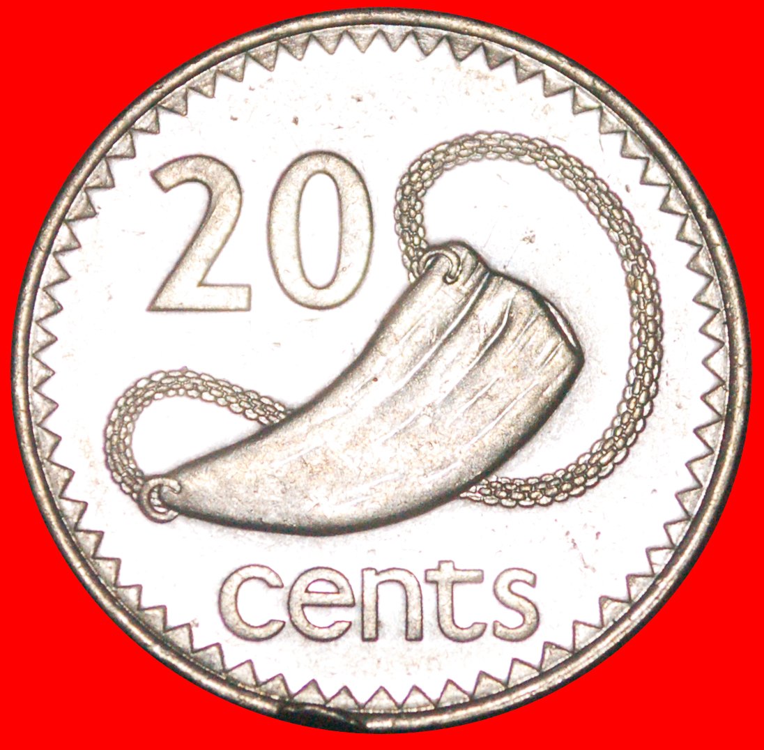 * CANADA (1990-2006): FIJI ★ 20 CENTS 1990 CACHALOT! ELIZABETH II 1953-2022★LOW START ★ NO RESERVE!