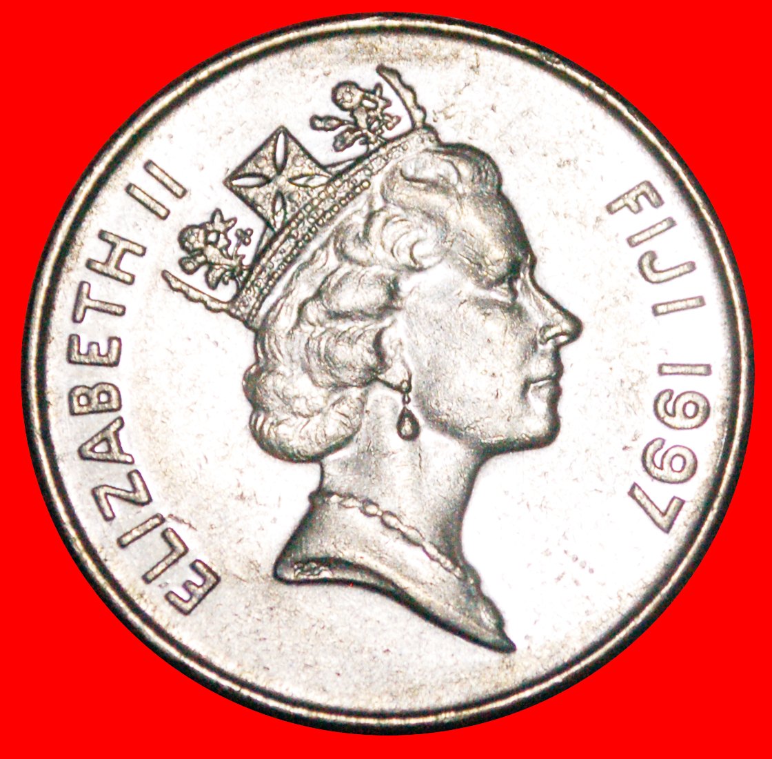  * KANADA  (1990-2006): FIJI ★ 20 CENT 1997 CACHALOT ZAHN! ELISABETH II. (1953-2022)★OHNE VORBEHALT!   