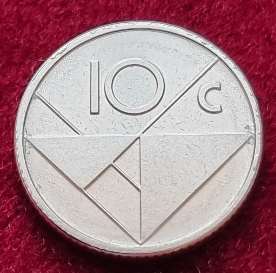  11863(9) 10 Cents (Aruba) 2007 in UNC- ............................................ von Berlin_coins   