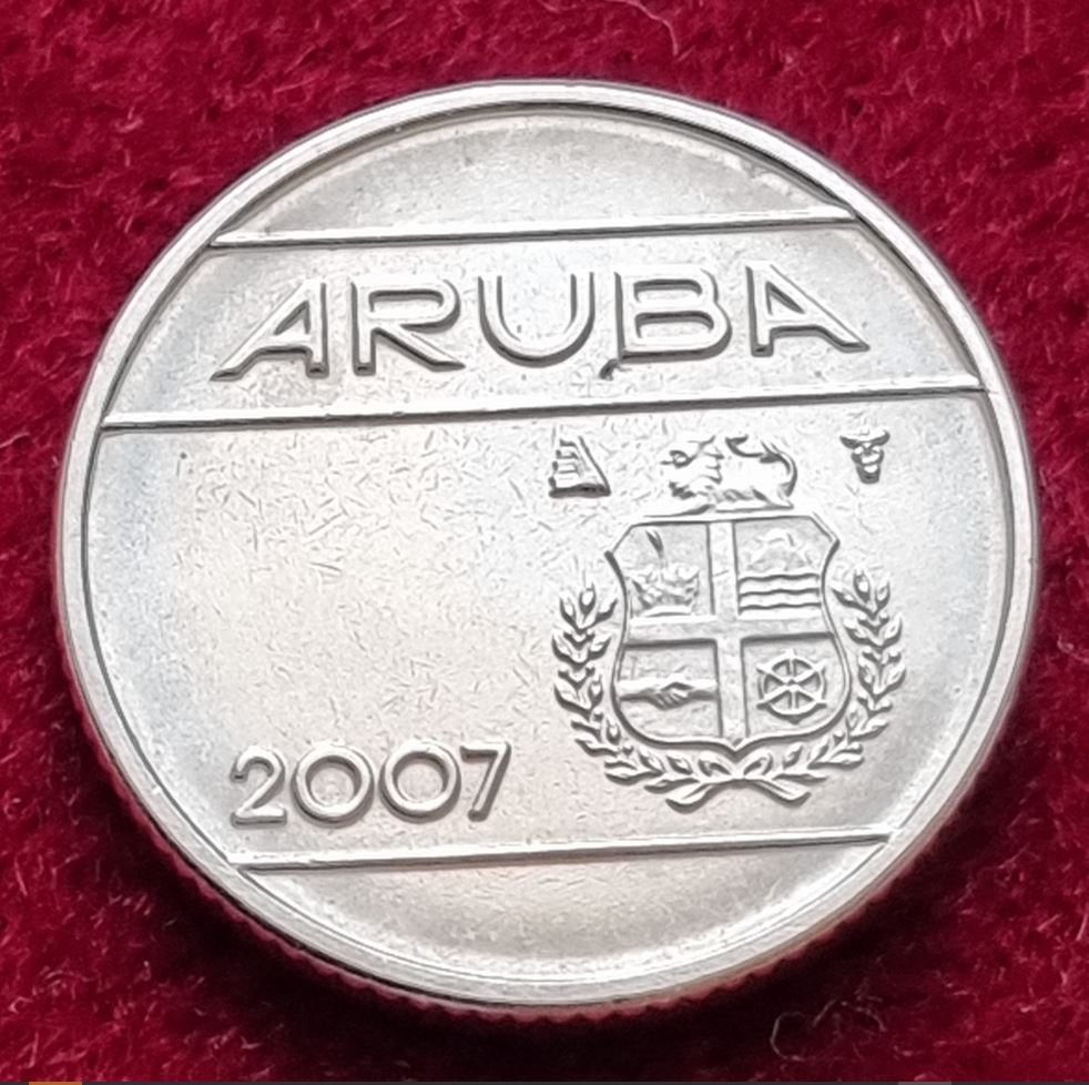  11863(9) 10 Cents (Aruba) 2007 in UNC- ............................................ von Berlin_coins   