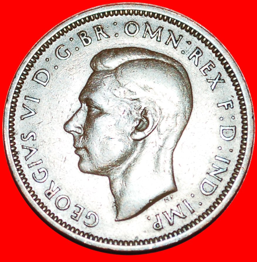  * SCHIFF: GROSSBRITANNIEN ★ HALBER PENNY 1946! GEORG VI. (1937-1952)★OHNE VORBEHALT!   