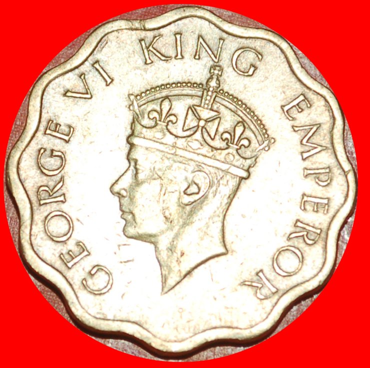  * 2 sold GREAT BRITAIN (1942-1945):INDIA★1 ANNA 1942! GEORGE VI (1937-1952)★LOW START! ★ NO RESERVE!   