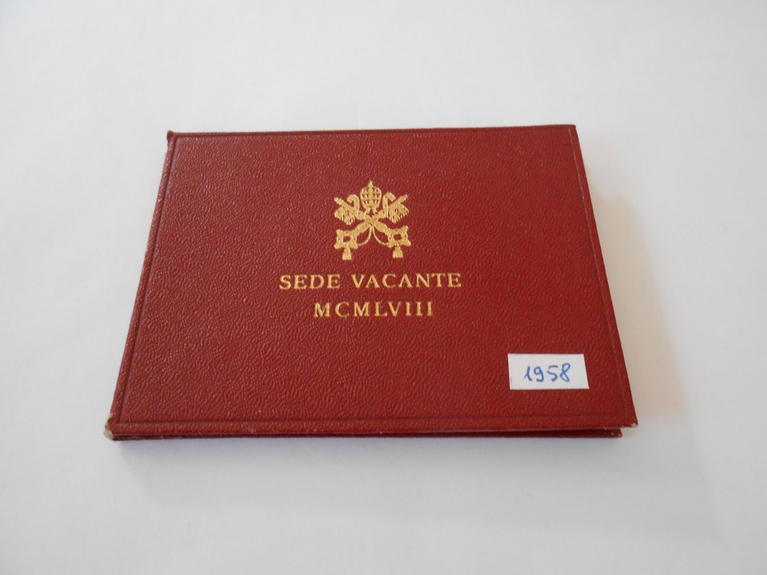  Vatikan Gedenkmünze 500 Lire SEDE VACANTE 1958   