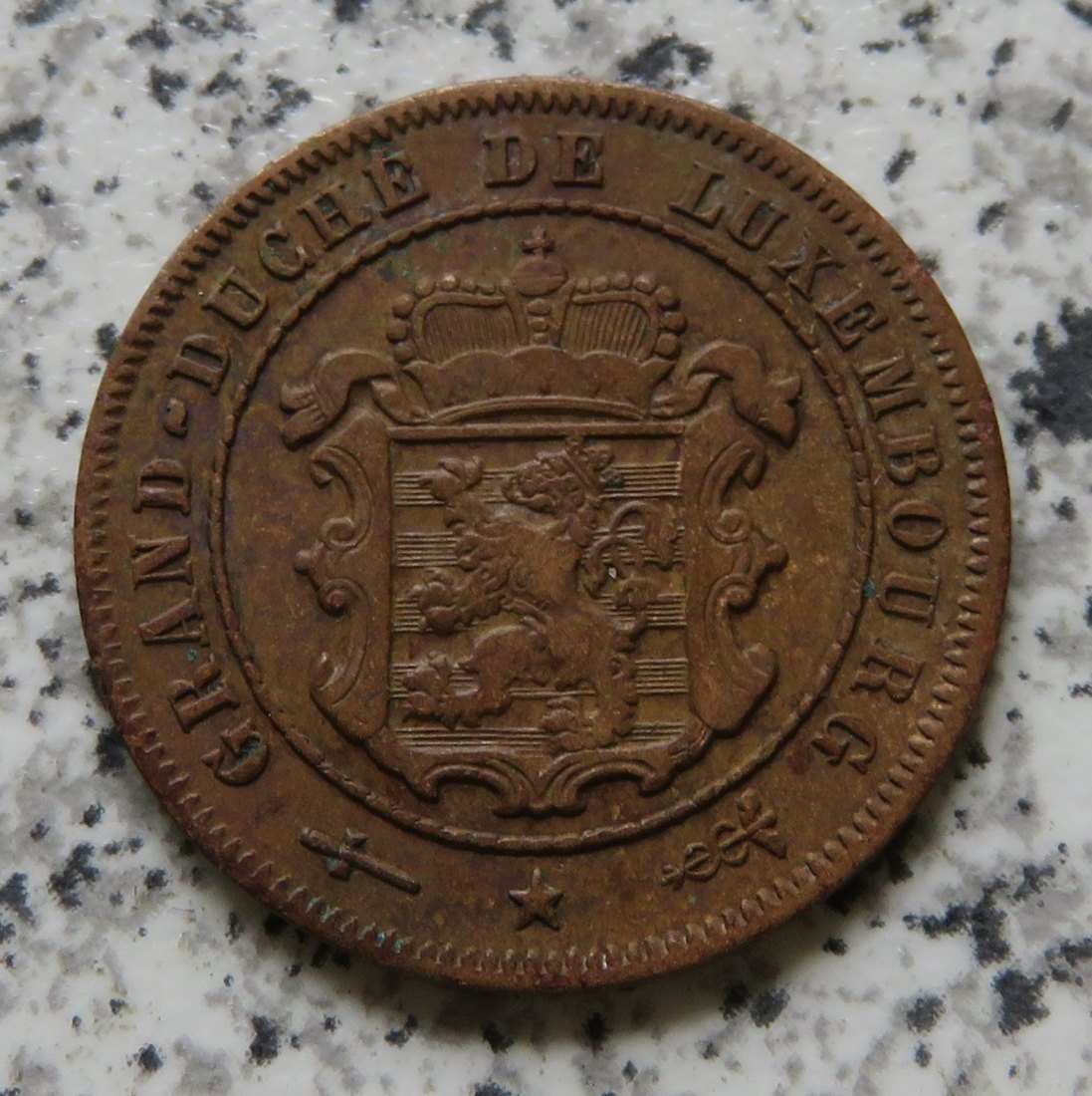  Luxemburg 2,5 Centimes 1908   