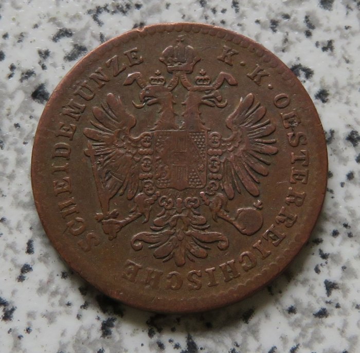  Österreich 1 Kreuzer 1859 A   