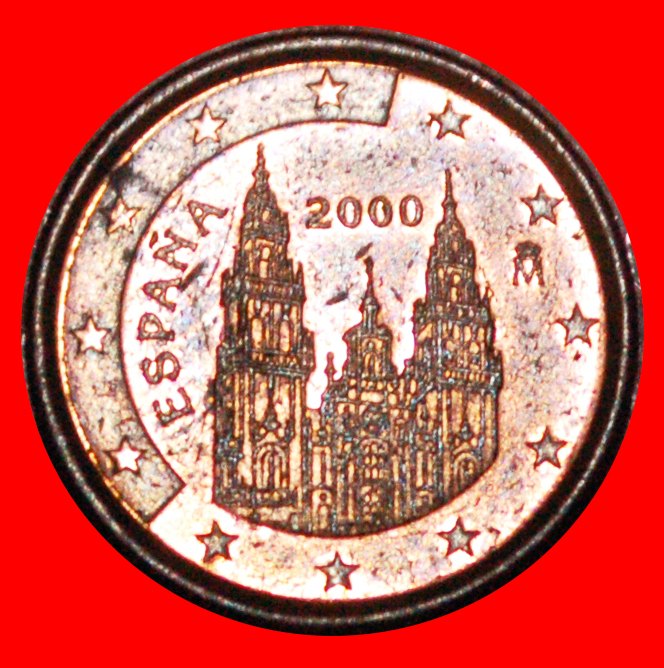  * CATHEDRAL (1999-2009): SPAIN ★ 1 EURO CENT 2000! LOW START ★ NO RESERVE!   