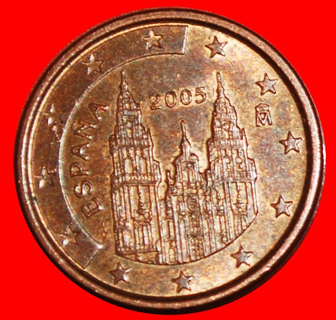 * CATHEDRAL (1999-2009): SPAIN ★ 1 EURO CENT 2005! LOW START ★ NO RESERVE!