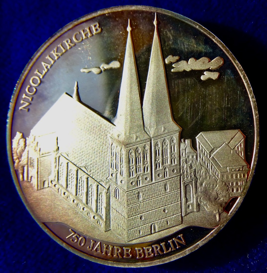  Silber Medaille 750 Jahre Berlin der DDR Staatsmünze   