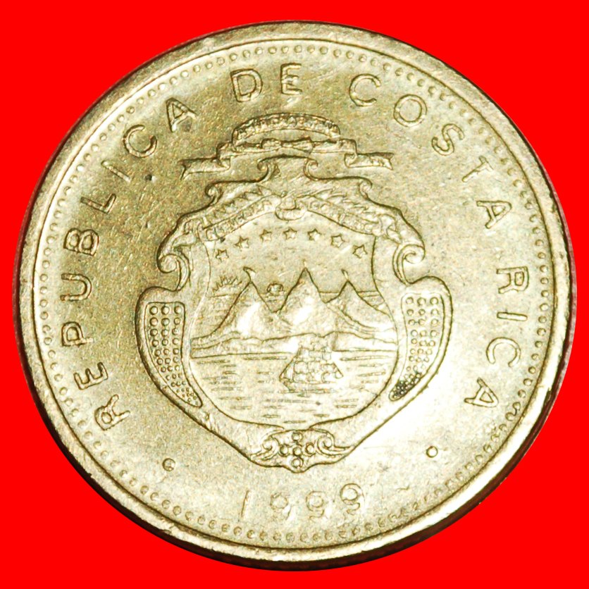  * COLOMBIA (1997-2001): COSTA RICA ★ 5 COLONES 1999! ★LOW START★NO RESERVE!   