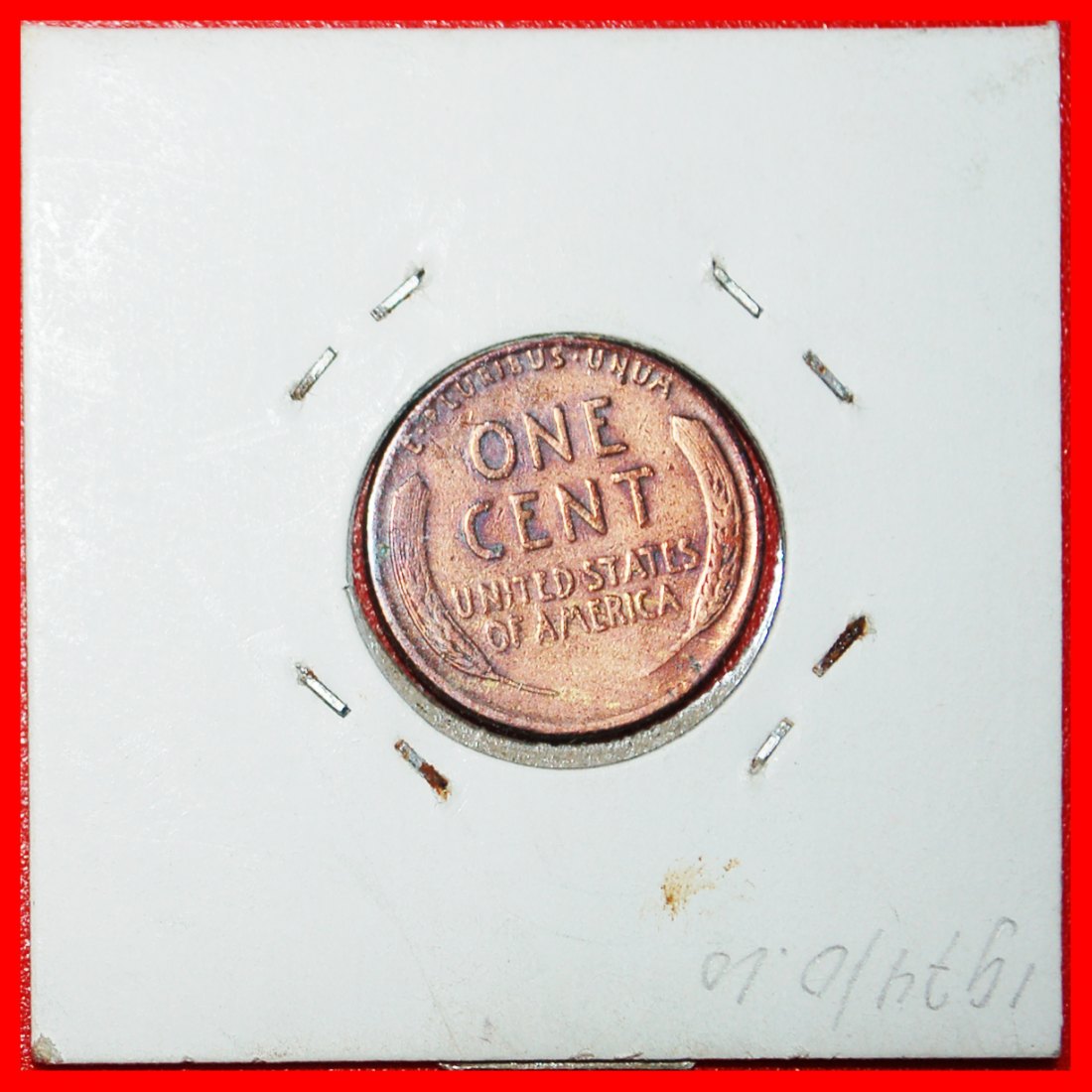  * WEIZEN PENNY (1909-1958): USA ★ 1 CENT 1949! LINCOLN (1809-1865)! IN PACKUNG!★OHNE VORBEHALT!   