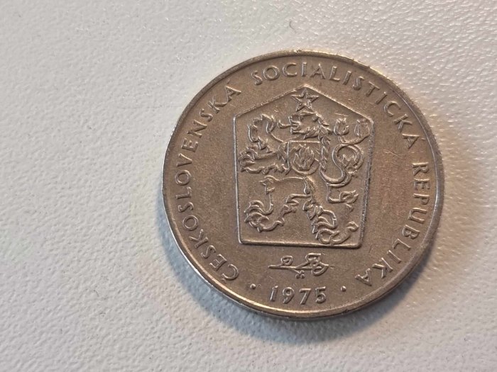  Tschechoslowakei 2 Kronen 1975 Umlauf   