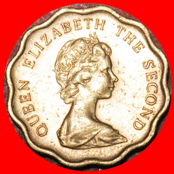  * GROSSBRITANNIEN (1975-1983): HONG KONG ★ 20 CENTS 1976!  ELISABETH II. 1953-2022★OHNE VORBEHALT!   