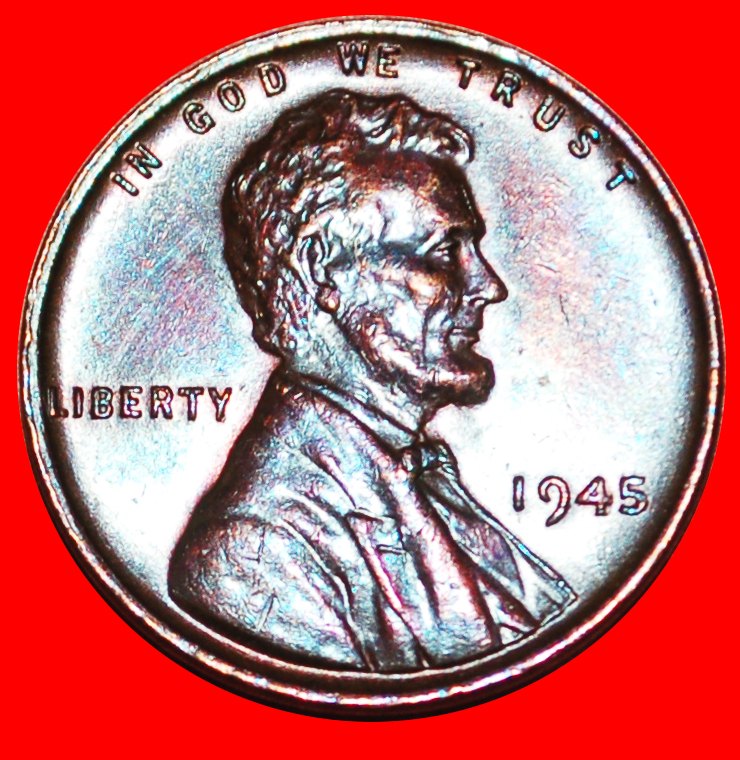  * WHEAT PENNY (1909-1958): USA ★ 1 CENT 1945 DISCOVERY COIN UNPUBLISHED!★LOW START ★ NO RESERVE!   