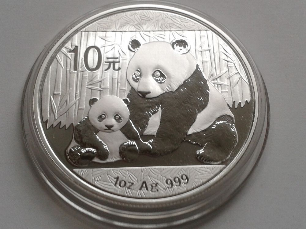  Original 10 Yuan 2012 Chian Panda 1 Unzen Silber 999er Original 10 Yuan Panda Feinsilber 999er   