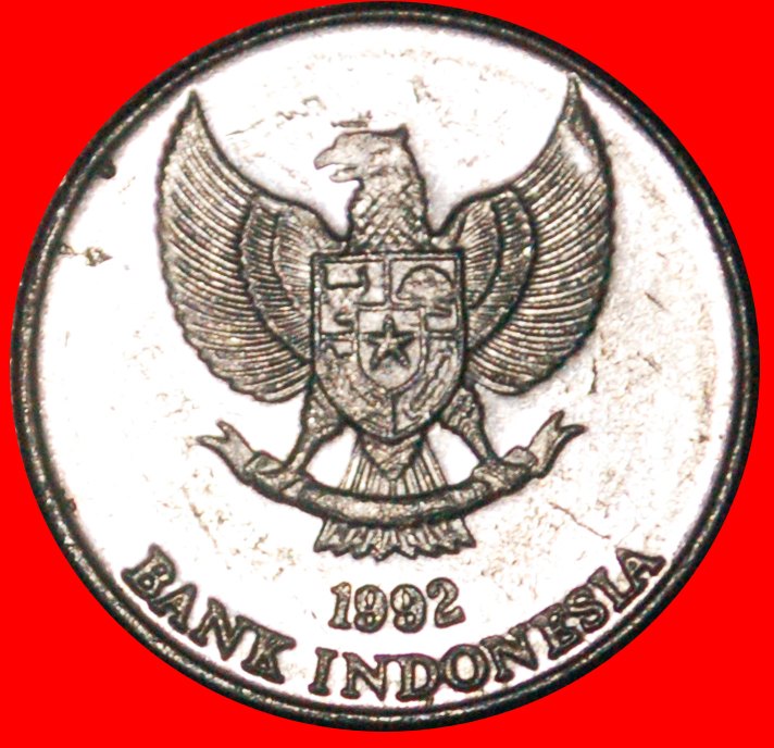  * MUSKAT (1991-1996): INDONESIEN ★ 25 RUPIAH 1992 VZGL STEMPELGLANZ! OHNE VORBEHALT!   