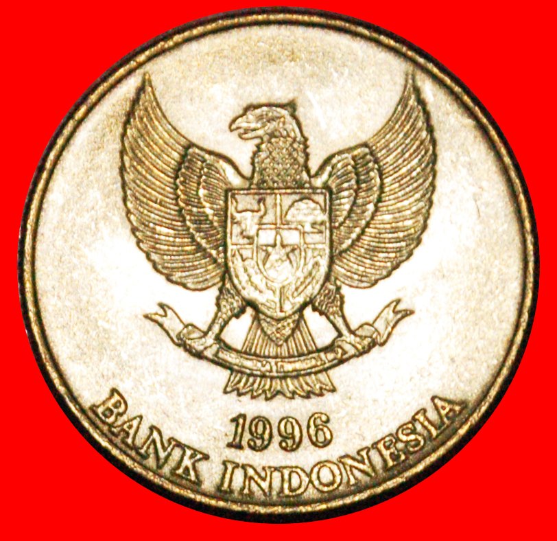  * DRACHEN (1991-1998): INDONESIEN ★ 50 RUPIAH 1996! STG STEMPELGLANZ! OHNE VORBEHALT!   