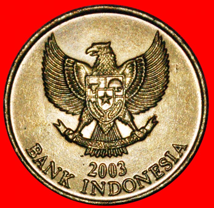  * JASMINE FLOWER (1997-2003): INDONESIA ★ 500 RUPIAH 2003 MINT LUSTRE! LOW START ★ NO RESERVE!   