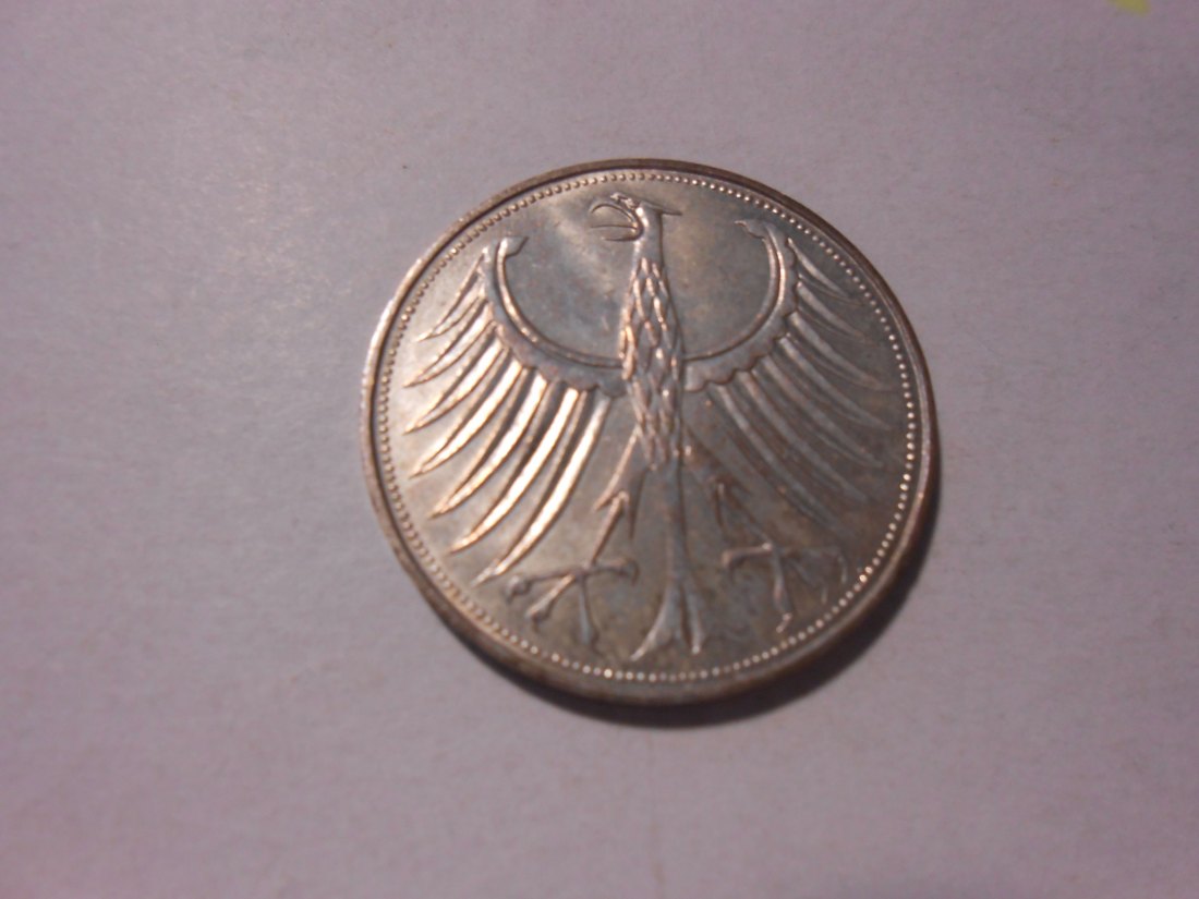  Deutschland 5 DM Silberadler*  1966 D   