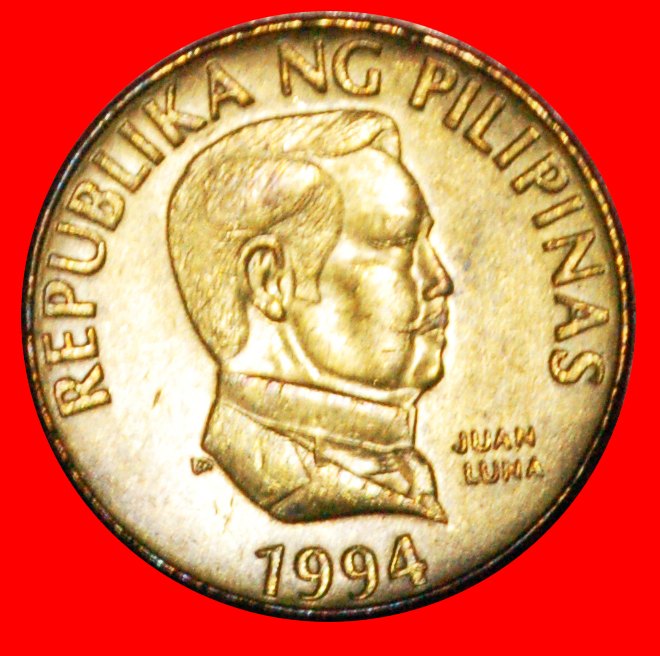  * SCHMETTERLING (1991-1994): PHILIPPINEN ★ 25 SENTIMO 1994 UNGEWÖHNLICH! STG ★OHNE VORBEHALT!   