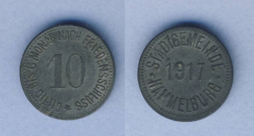  Hammelburg 10 Pfennig 1917   