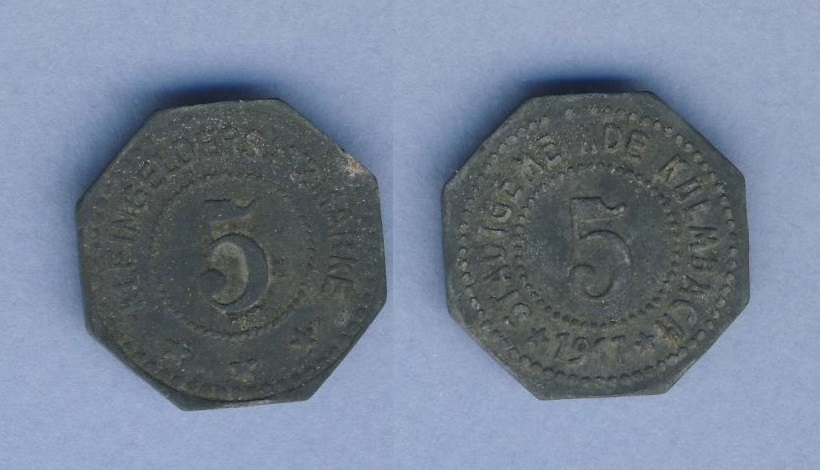  Kulmbach 5 Pfennig 1917   