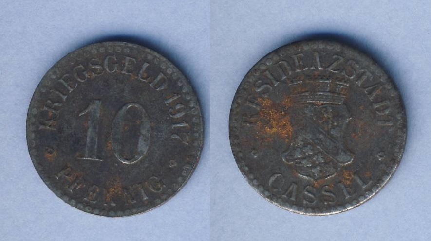  Cassel 10 Pfennig 1917   