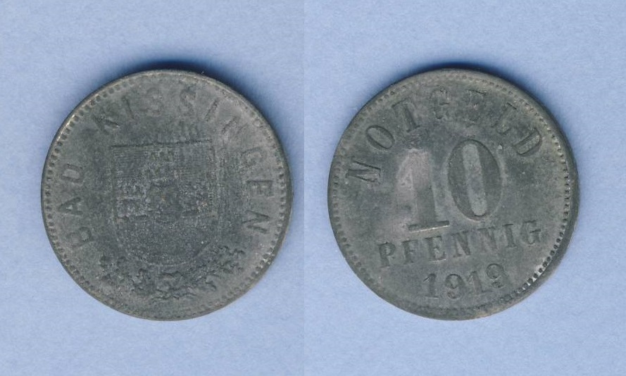  Bad Kissingen 10 Pfennig 1919   