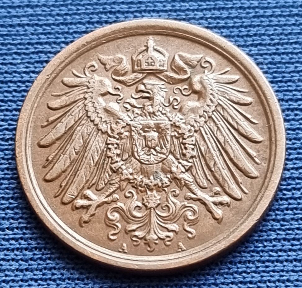  1060(4) 2 Pfennig (Kaiserreich) 1907/A in vz .......................... von Berlin_coins   