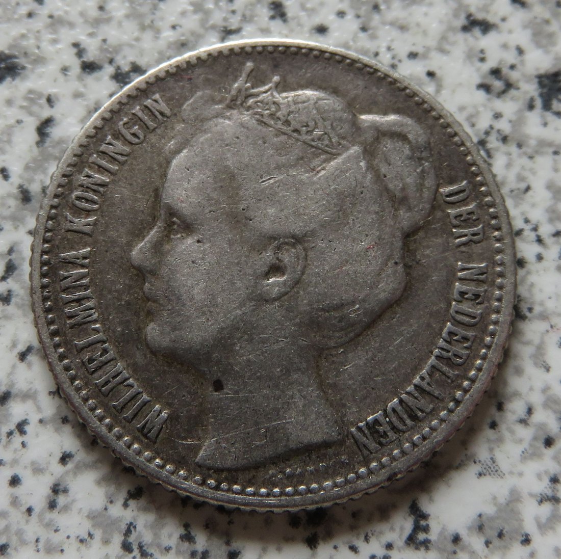  Niederlande 1/2 Gulden 1907   