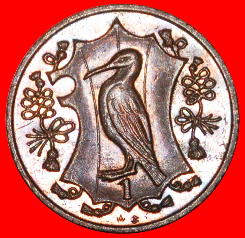 * GROSSBRITANNIEN (1985-1987):INSEL MAN★1 PENNY 1987AB VOGEL★ELISABETH II. 1953-2022★OHNE VORBEHALT!