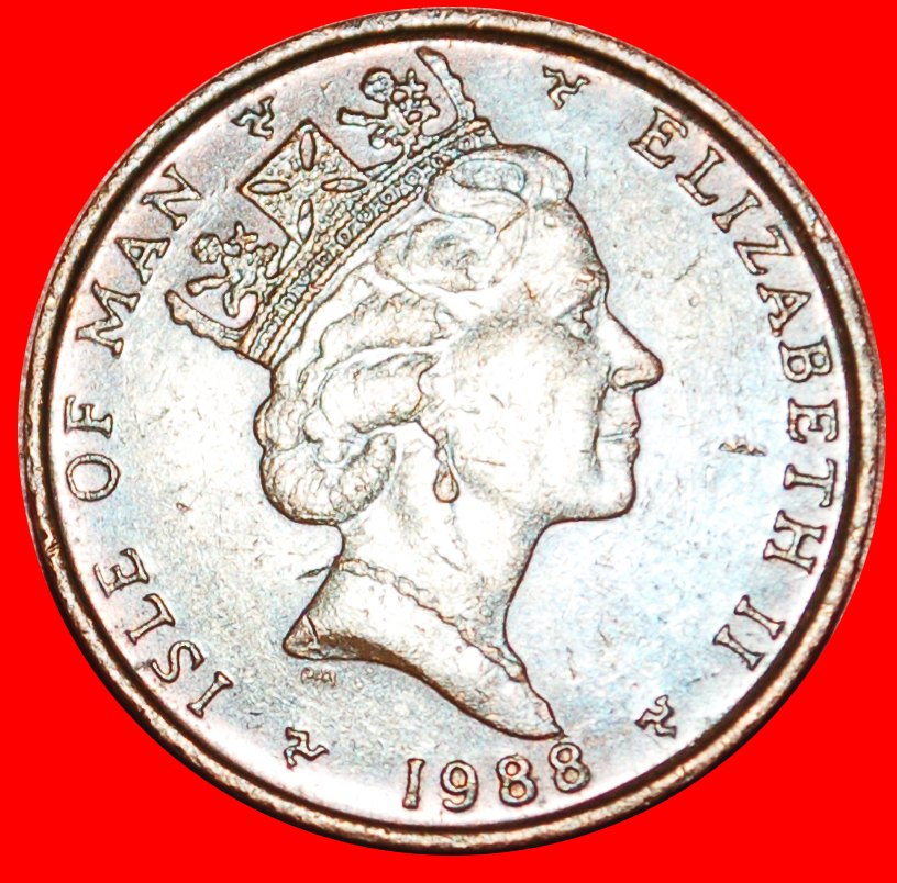  * GREAT BRITAIN 1988-1995: ISLE OF MAN★1 PENNY 1988AC★ELIZABETH II 1953-2023★LOW START ★ NO RESERVE!   