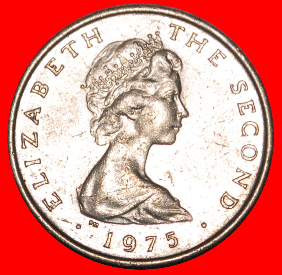  * GROSSBRITANNIEN (1971-1975): INSEL MAN ★ 5 NEU PENCE 1975 ★ELISABETH II. 1953-2022★OHNE VORBEHALT!   