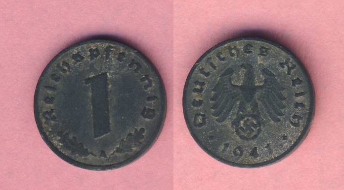  1 Reichspfennig 1941 A   