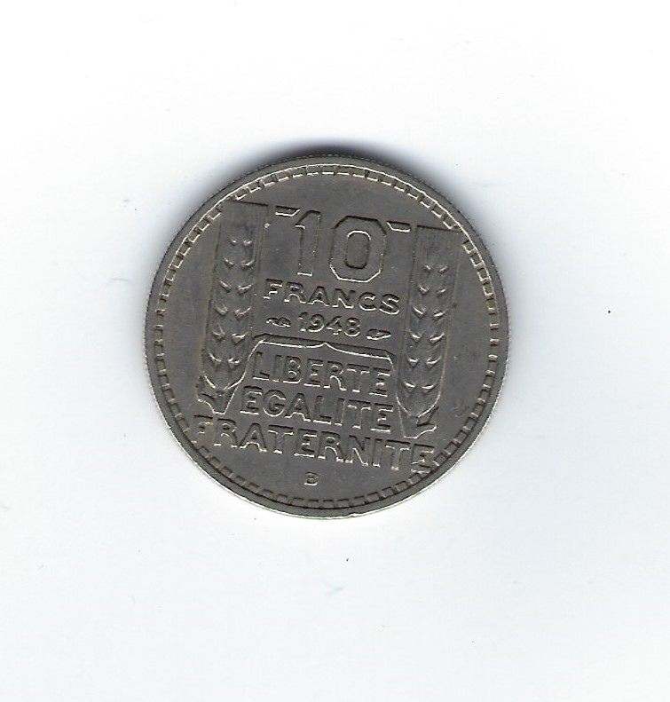  Frankreich 10 Francs 1948   