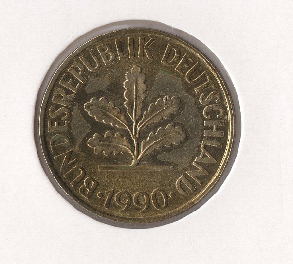  BRD 10 Pfennig 1990 -D- vz / unc.   