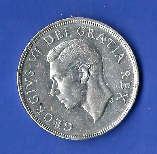 Kanada 1 Dollar 1948 RRR Silber Golden Gate Münzenankauf Frank Maurer Koblenz X360   