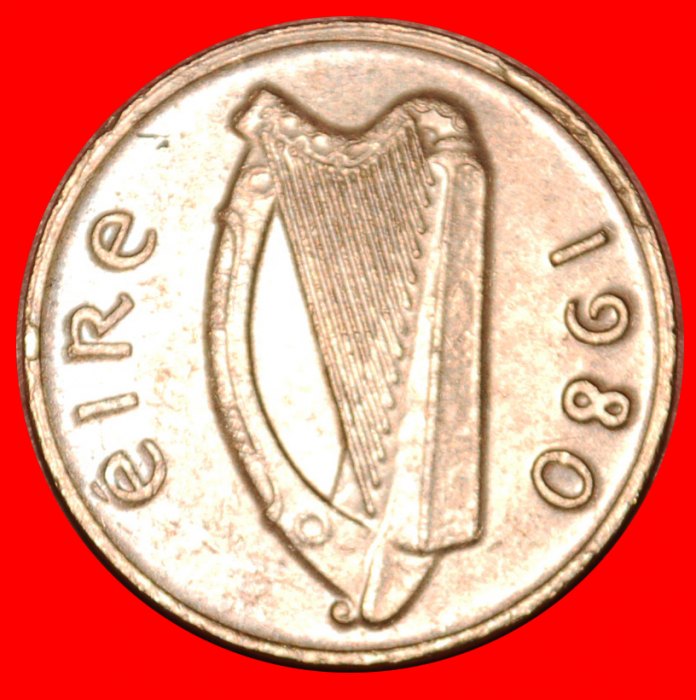  * BOOK OF KELLS (1971-2000): IRLAND ★ 1 PENNY 1980!★OHNE VORBEHALT!   