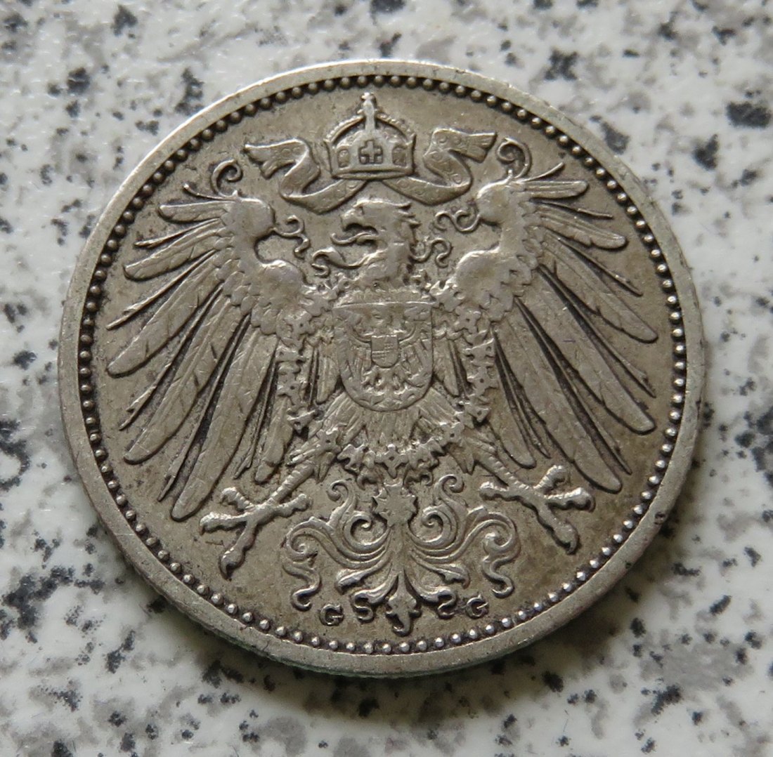  Kaiserreich 1 Mark 1909 G   